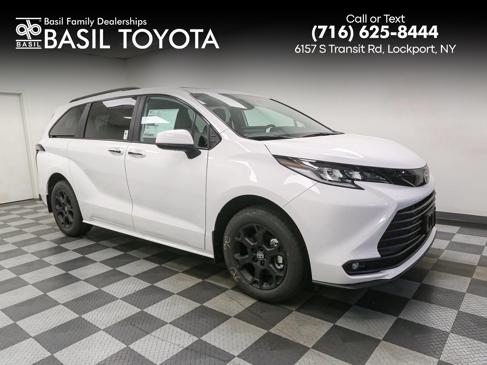 Ice Cap 2026 Toyota Sienna Minivan All-Wheel Drive Continuously Variable Transmission