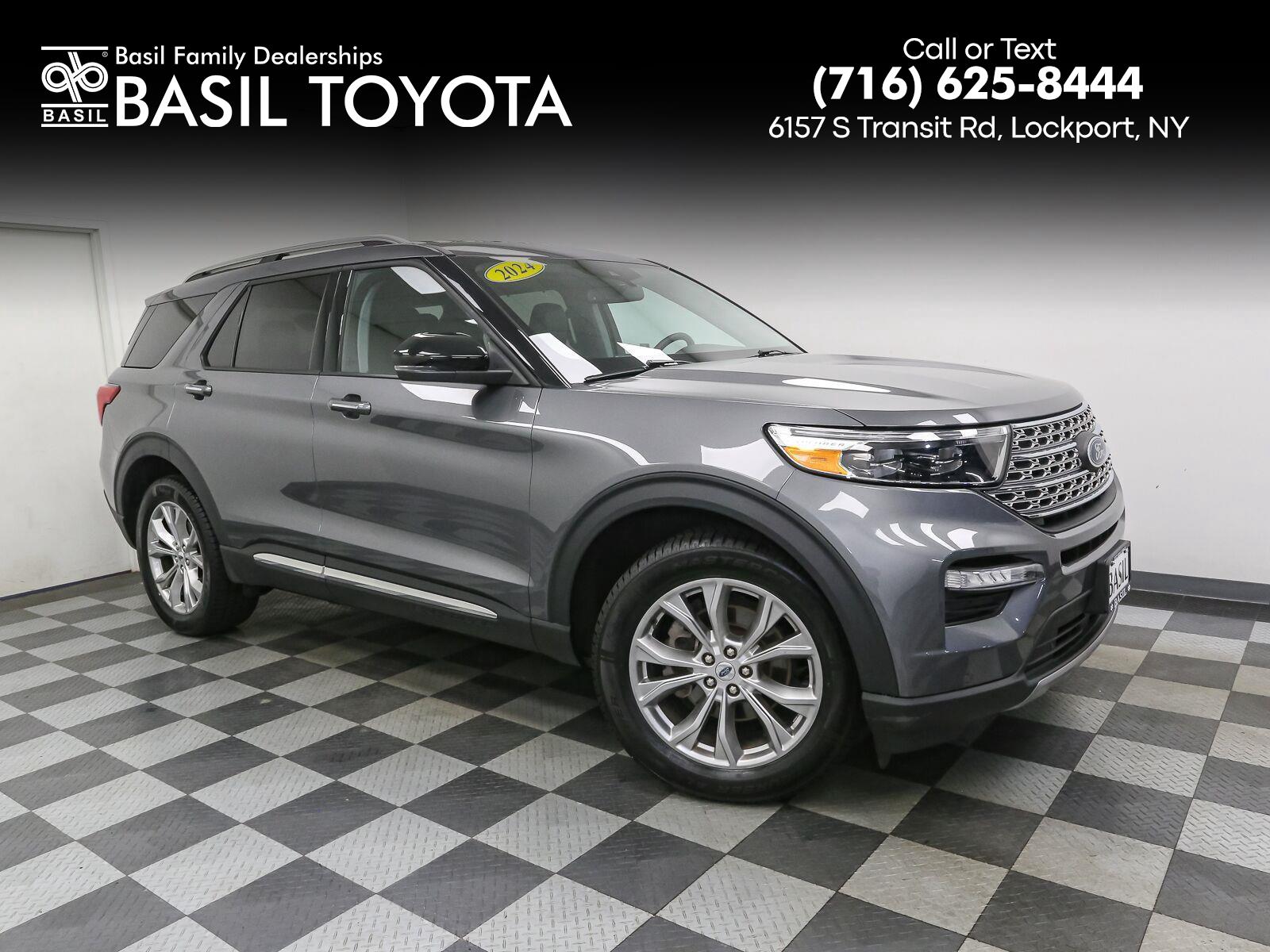 Carbonized Gray 2024 Ford Explorer SUV / Crossover All-Wheel Drive Automatic