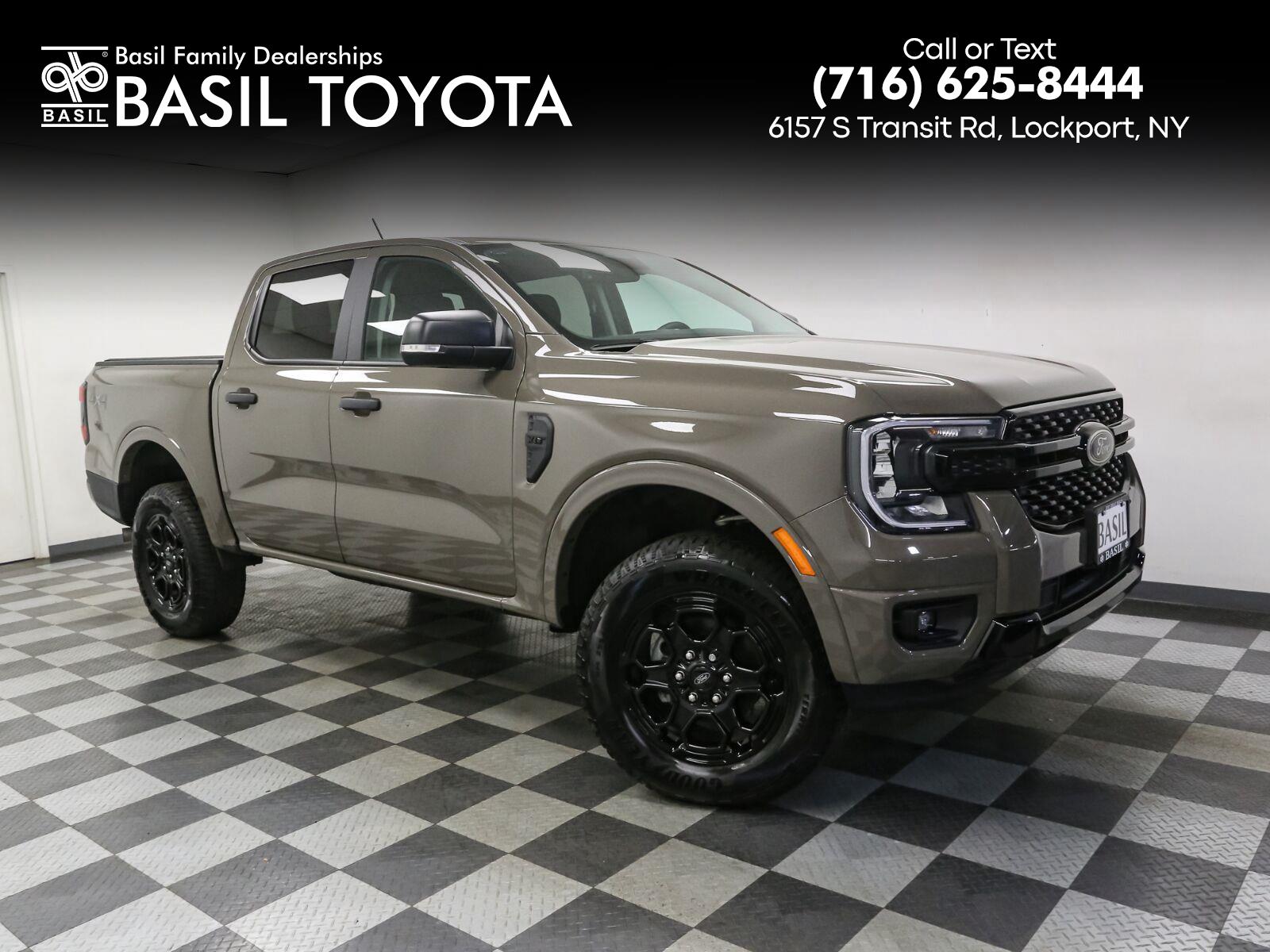 Marsh Gray 2025 Ford Ranger Pickup Truck Four-Wheel Drive Automatic