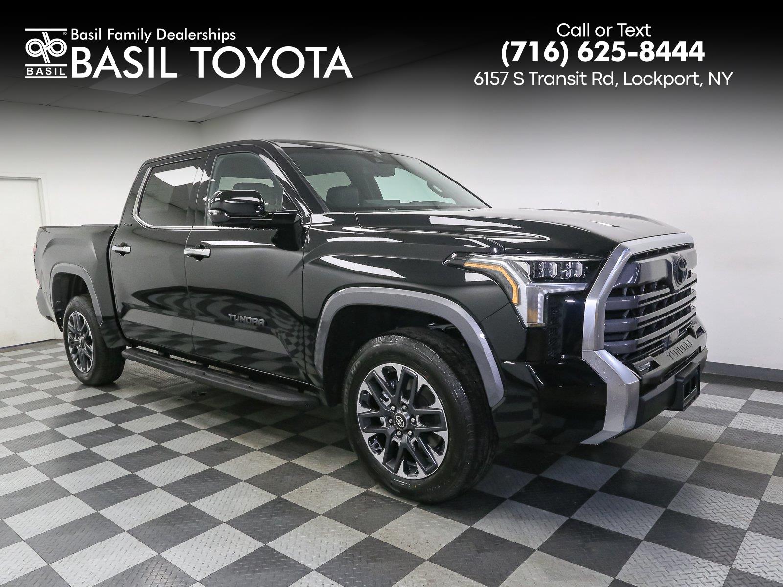Midnight Black Metallic 2026 Toyota Tundra Pickup Truck Four-Wheel Drive Automatic