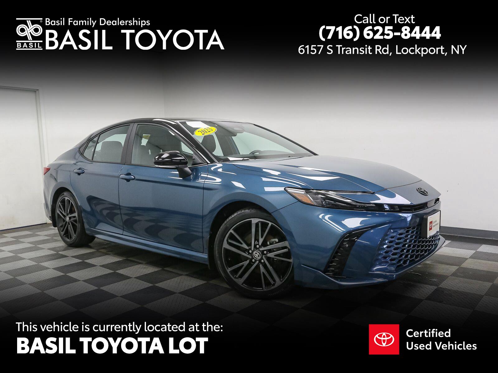 Ocean Gem w/Midnight Black Metallic Roof 2025 Toyota Camry Sedan All-Wheel Drive Continuously Variable Transmission