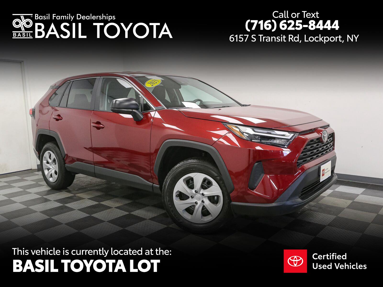 Red (Ruby Flare Pearl) 2025 Toyota RAV4 SUV / Crossover All-Wheel Drive Automatic