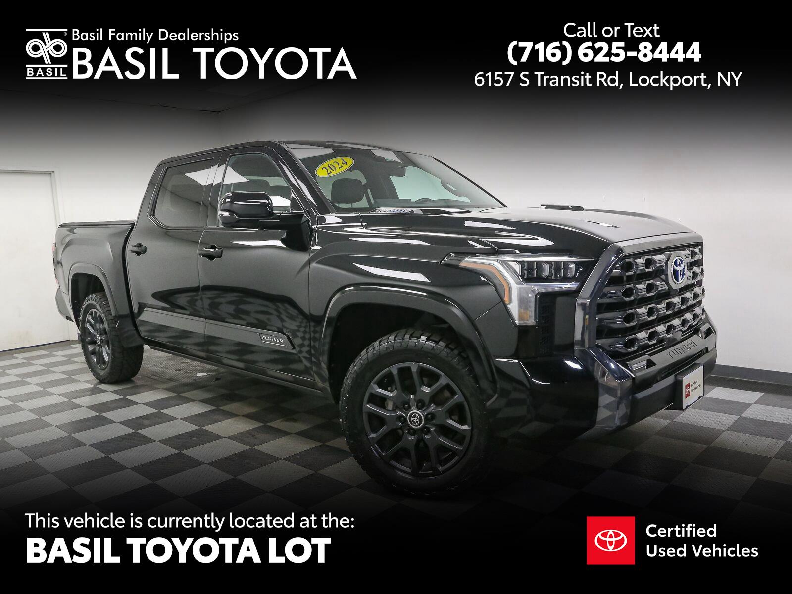  2024 Toyota Tundra Hybrid Platinum HV CrewMax Cab 4WD   