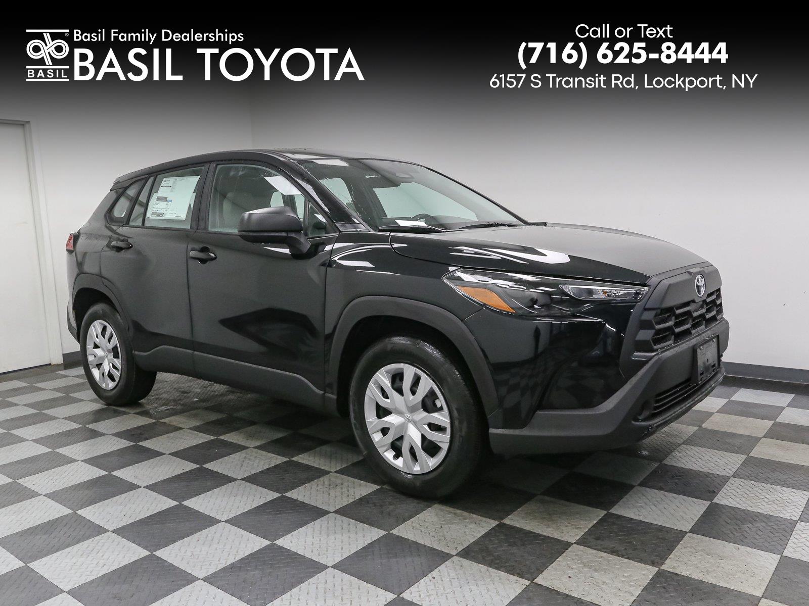 Jet Black 2026 Toyota Corolla Cross SUV / Crossover All-Wheel Drive Continuously Variable Transmission