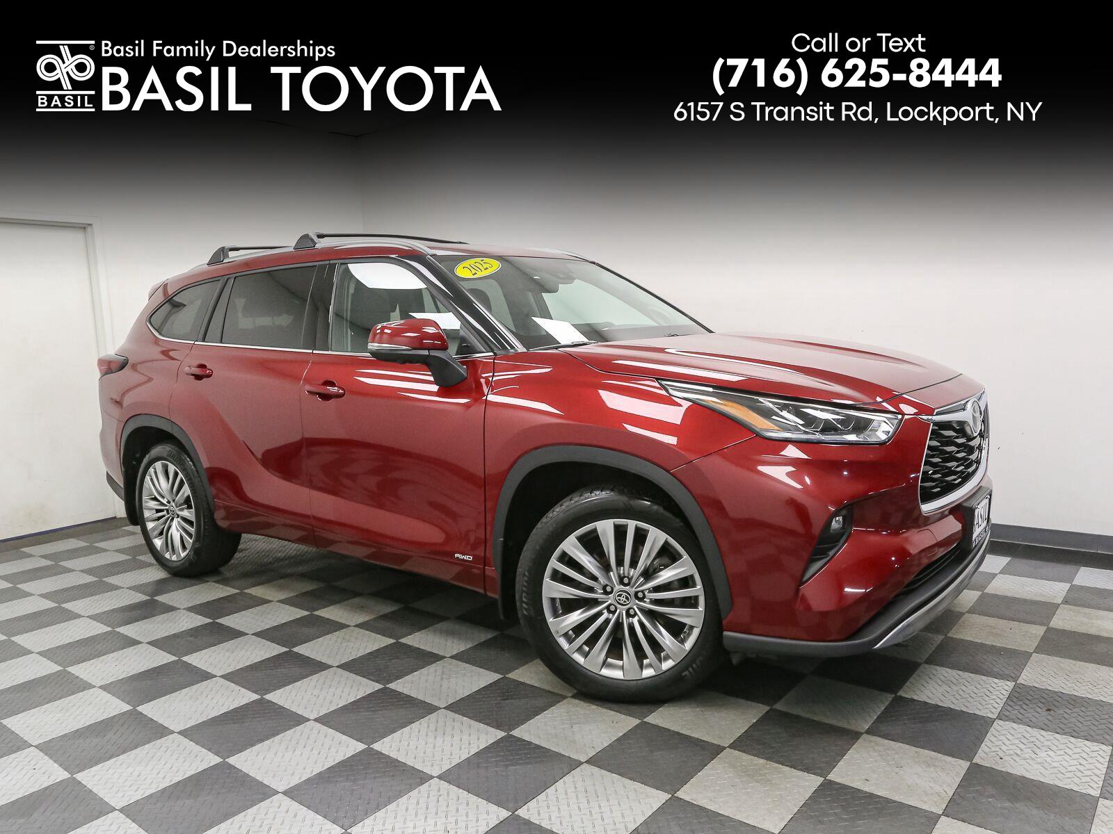 2025 Toyota Highlander Hybrid Platinum AWD