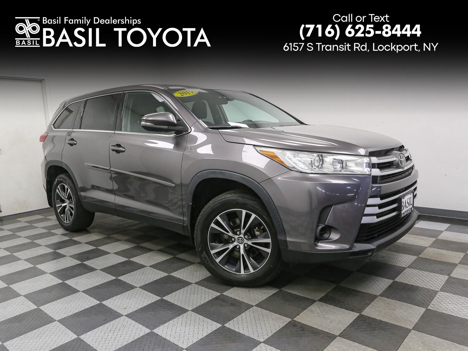 Predawn Gray Mica 2019 Toyota Highlander SUV / Crossover All-Wheel Drive Automatic