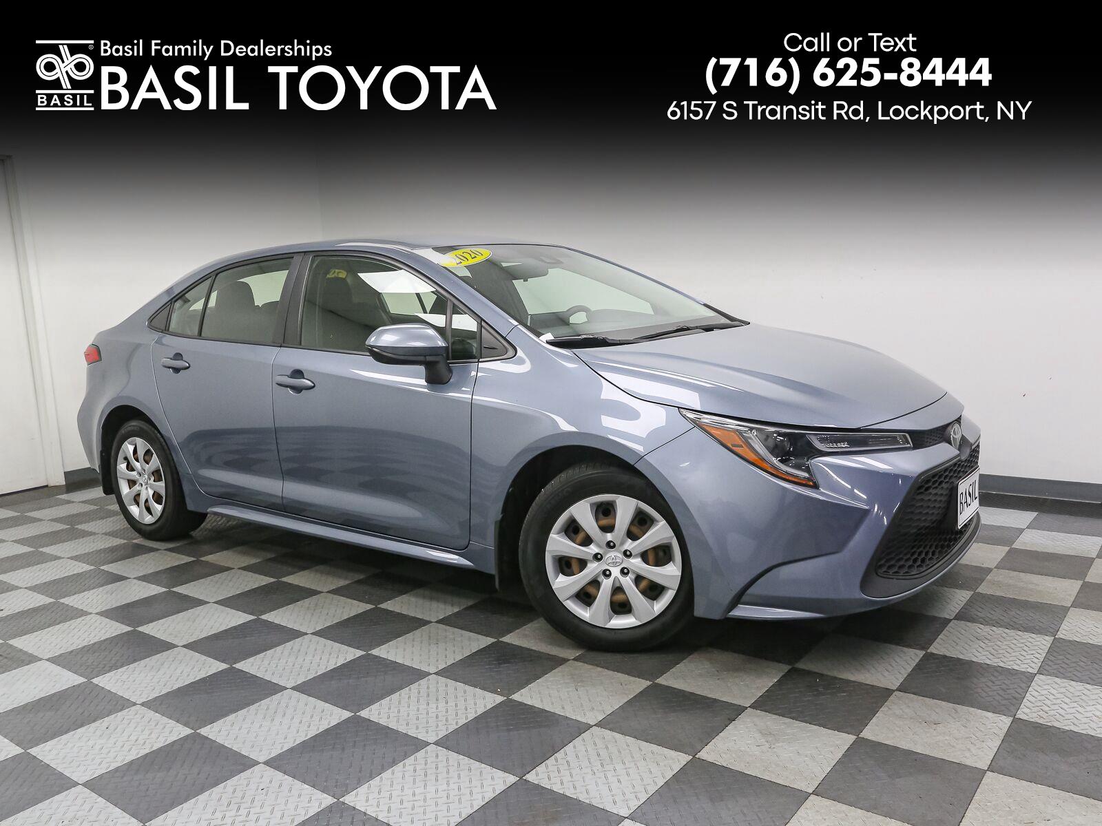Celestite Gray Metallic 2020 Toyota Corolla Sedan Front-Wheel Drive Continuously Variable Transmission