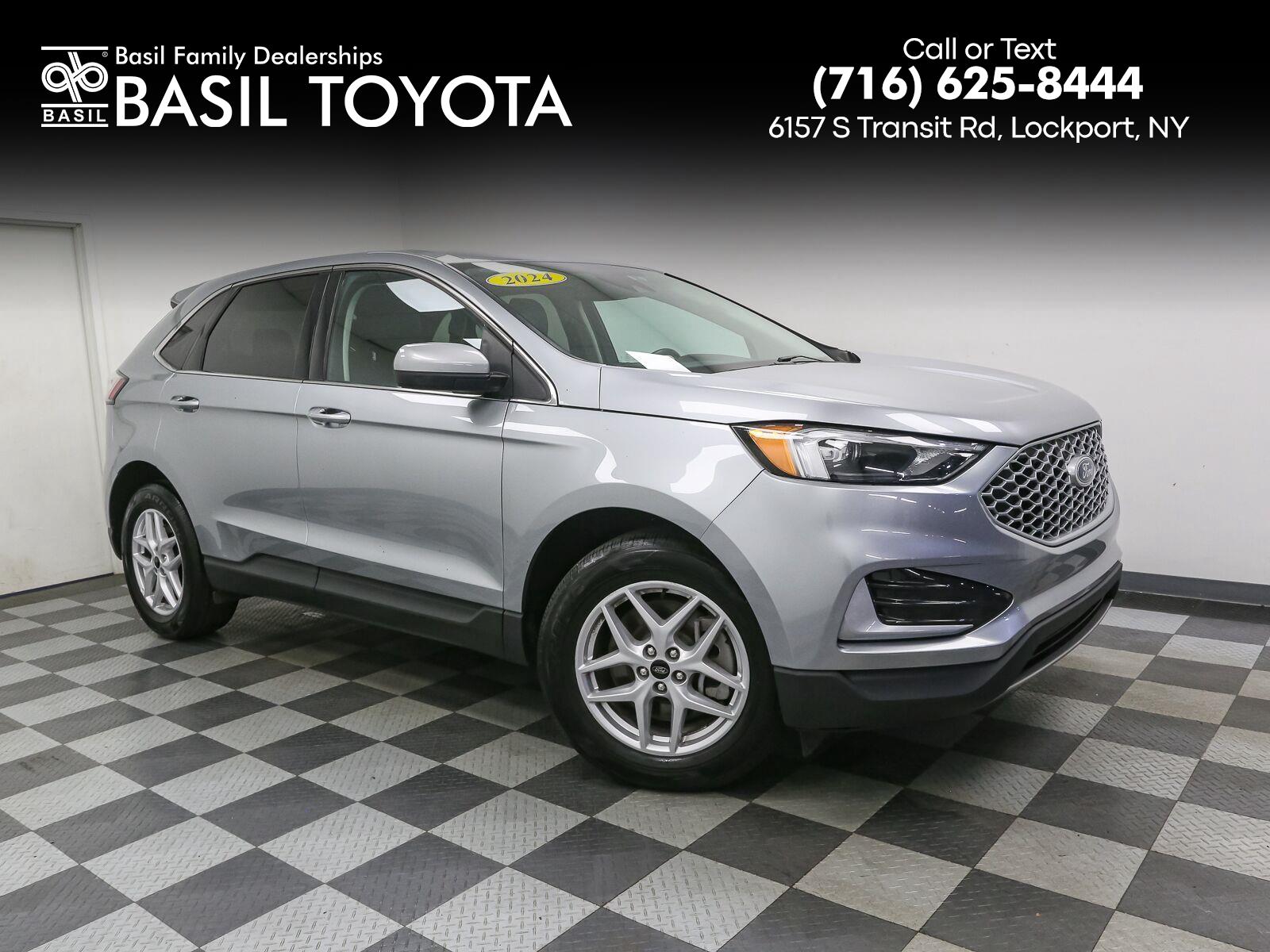Iconic Silver 2024 Ford Edge SUV / Crossover All-Wheel Drive 8-Speed Automatic