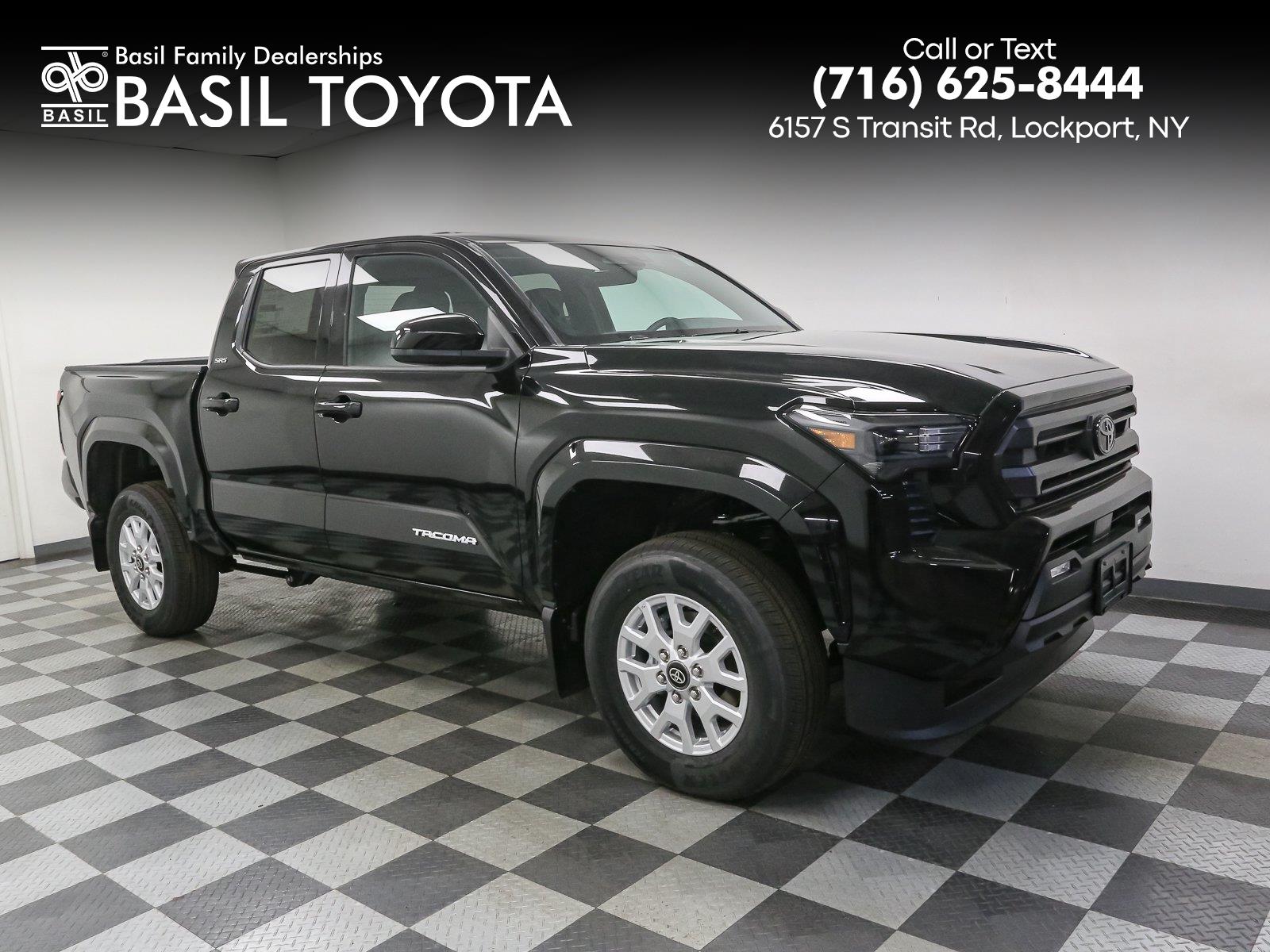 Black 2026 Toyota Tacoma Pickup Truck Four-Wheel Drive Automatic
