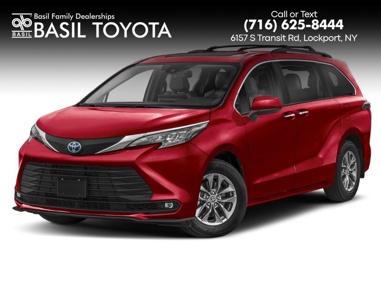 Red (Ruby Flare Pearl) 2026 Toyota Sienna Minivan Front-Wheel Drive Continuously Variable Transmission
