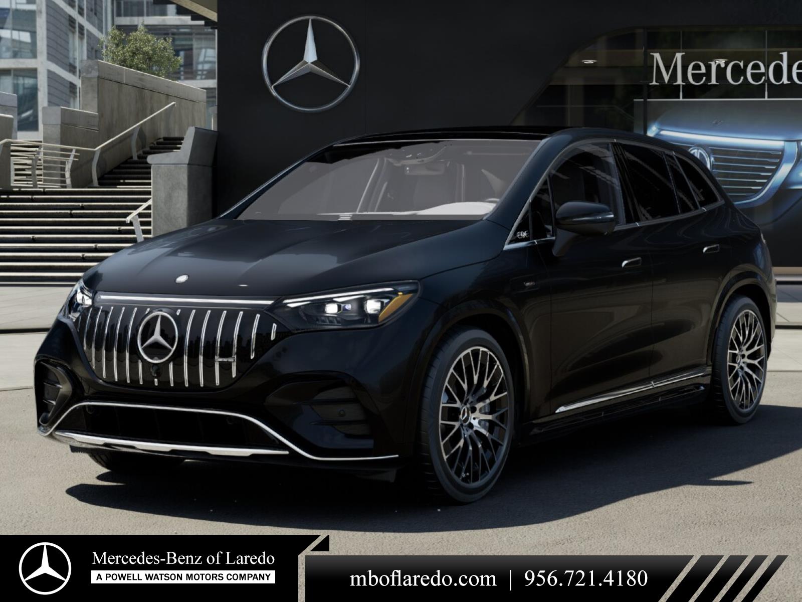 Obsidian Black Metallic 2025 Mercedes-Benz EQE SUV SUV / Crossover All-Wheel Drive Automatic