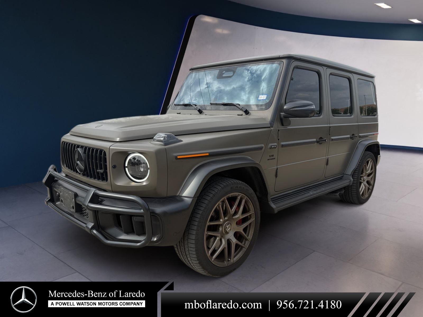Black 2025 Mercedes-Benz G-Class AMG G 63 4MATIC SUV / Crossover All-Wheel Drive Automatic