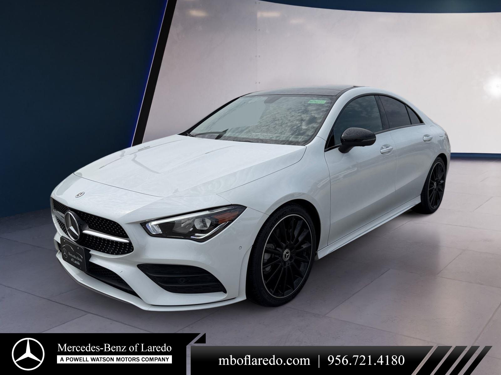 Digital White Metallic 2023 Mercedes-Benz CLA 250 FWD Coupe Front-Wheel Drive Automatic