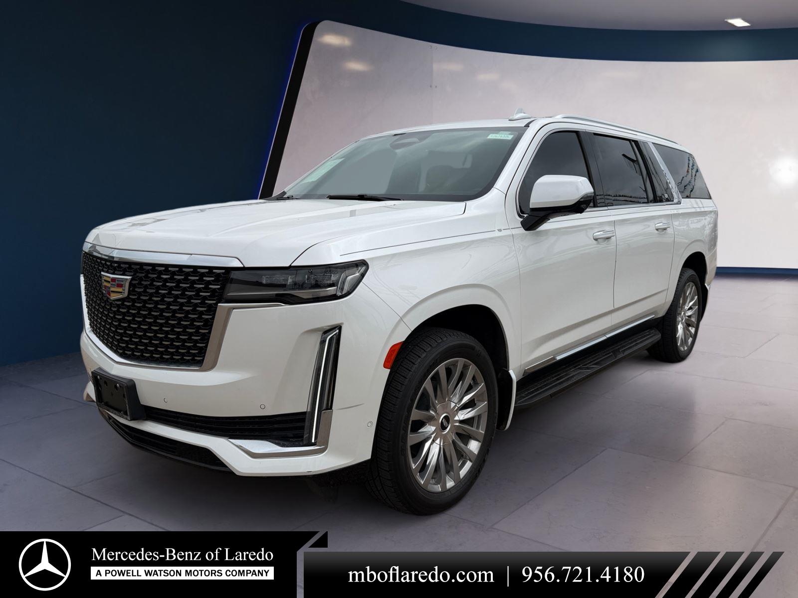 Crystal White Tricoat 2021 Cadillac Escalade ESV Premium Luxury RWD SUV / Crossover Rear-Wheel Drive Automatic