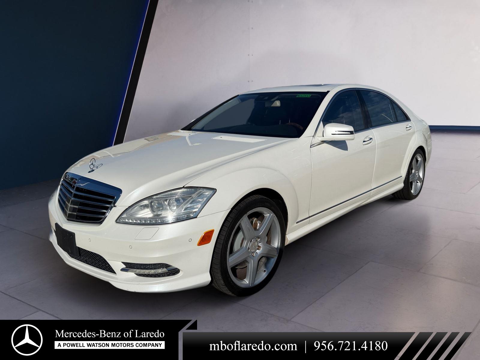 Diamond White Metallic 2013 Mercedes-Benz S-Class Sedan Rear-Wheel Drive Automatic