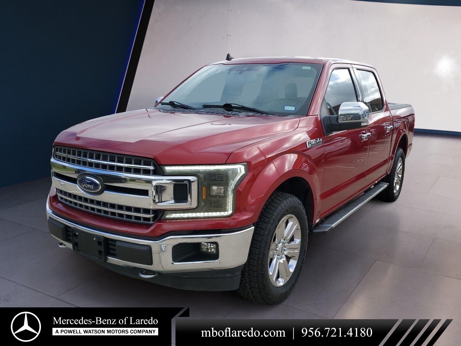 Ruby Red Metallic Tinted Clearcoat 2019 Ford F-150 XLT SuperCrew 4WD Pickup Truck Four-Wheel Drive Automatic