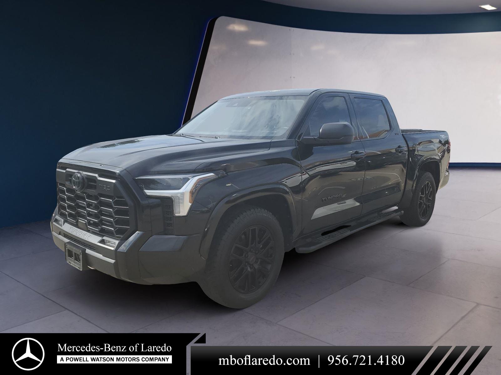 Midnight Black Metallic 2022 Toyota Tundra Pickup Truck 4X2 Automatic