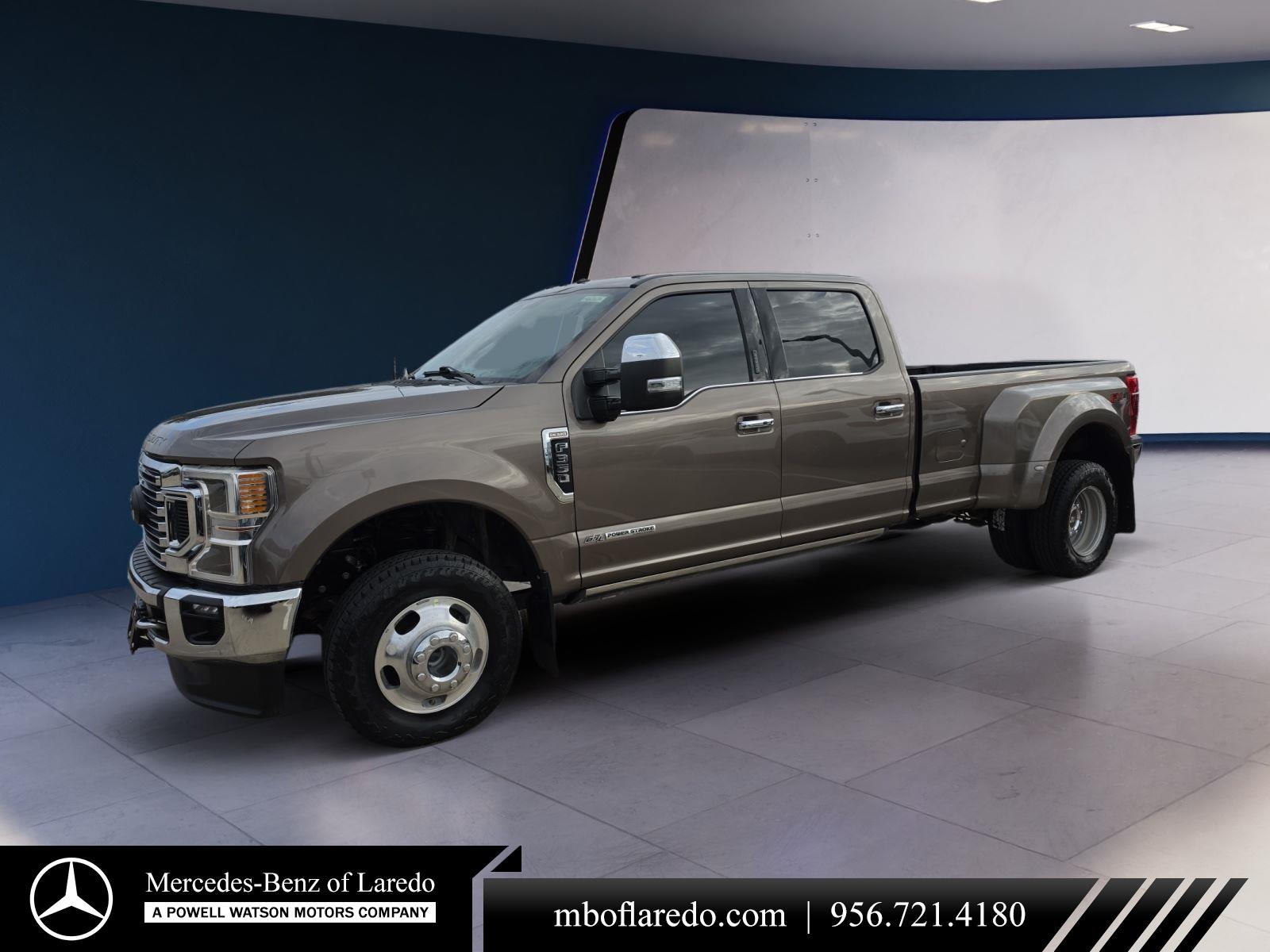 Stone Gray 2022 Ford F-350 Super Duty Pickup Truck Four-Wheel Drive Automatic