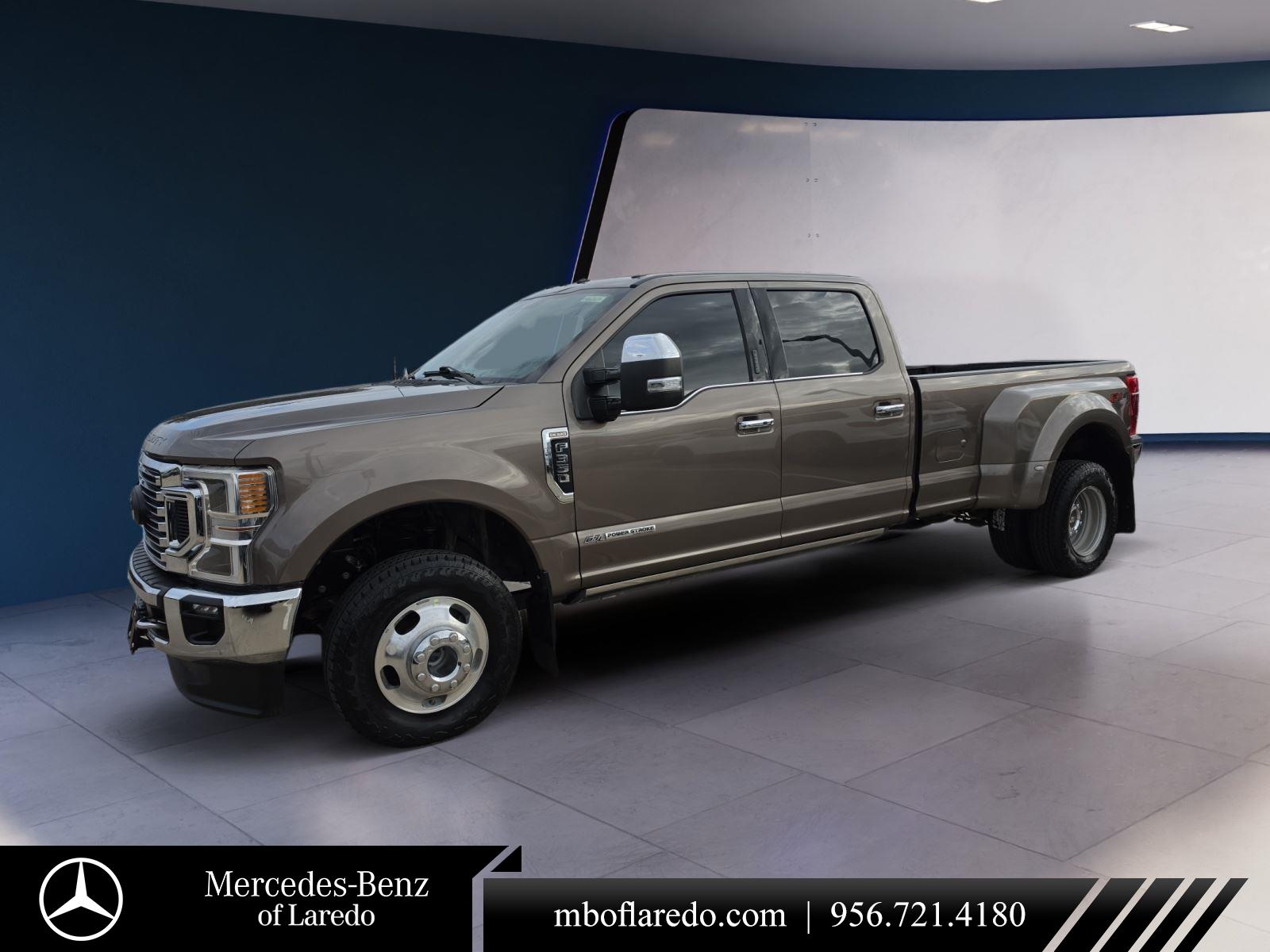 Stone Gray 2022 Ford F-350 Super Duty Pickup Truck Four-Wheel Drive Automatic