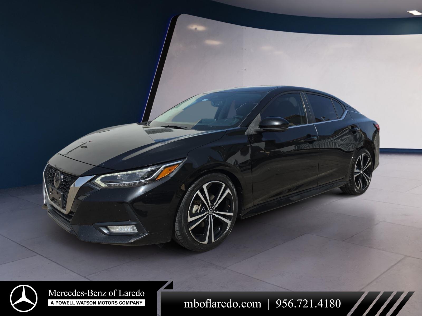Super Black 2021 Nissan Sentra Sedan Front-Wheel Drive Continuously Variable Transmission
