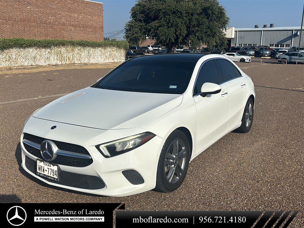 Polar White 2020 Mercedes-Benz A-Class Sedan Front-Wheel Drive Automatic