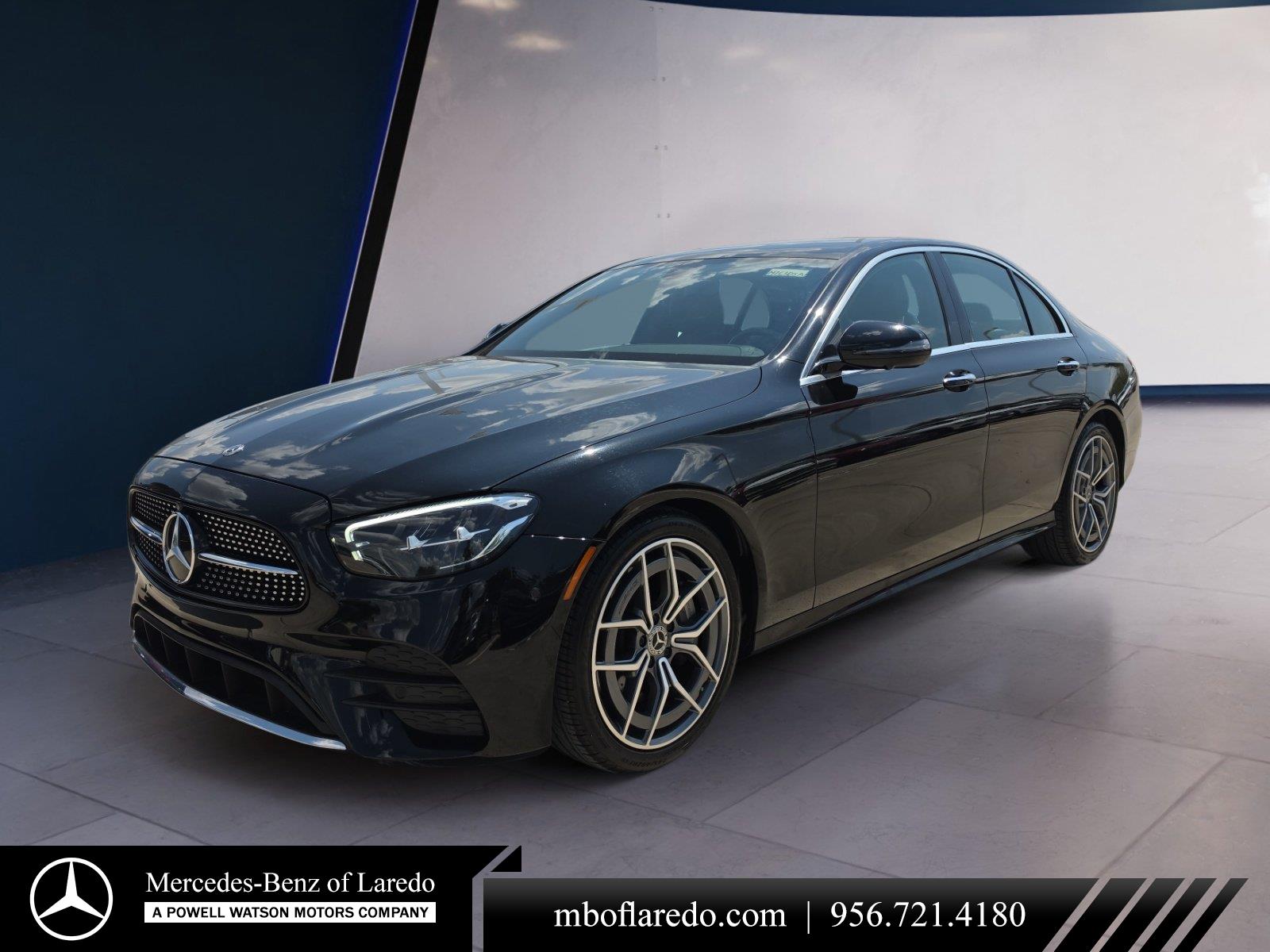 Black 2021 Mercedes-Benz E-Class Sedan Rear-Wheel Drive Automatic