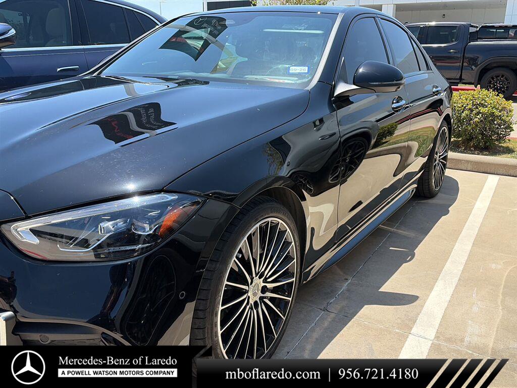 Black 2023 Mercedes-Benz C-Class Sedan Rear-Wheel Drive Automatic