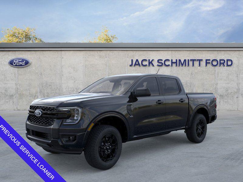 SHADOW BLACK 2025 Ford Ranger Pickup Truck Four-Wheel Drive Automatic
