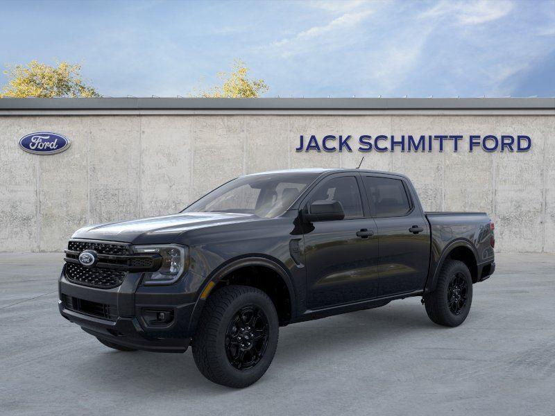 SHADOW BLACK 2025 Ford Ranger Pickup Truck Four-Wheel Drive Automatic