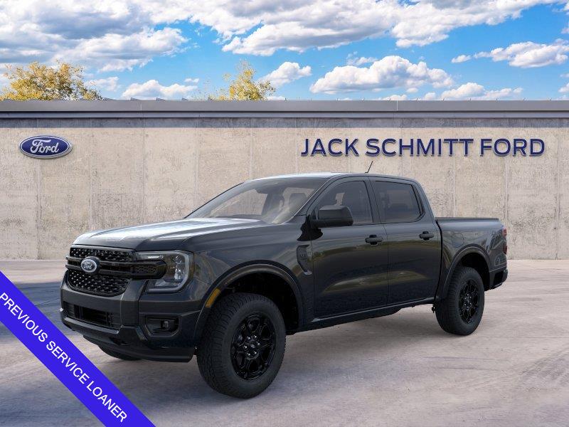 SHADOW BLACK 2025 Ford Ranger Pickup Truck Four-Wheel Drive Automatic