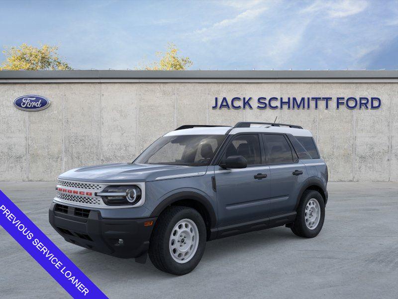Blue (Azure Gray Metallic Tri-Coat) 2025 Ford Bronco Sport SUV / Crossover All-Wheel Drive 8-Speed Automatic