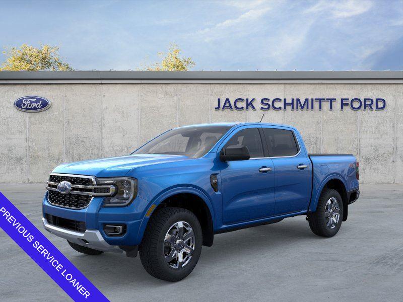 Velocity Blue Metallic 2025 Ford Ranger Pickup Truck Four-Wheel Drive Automatic