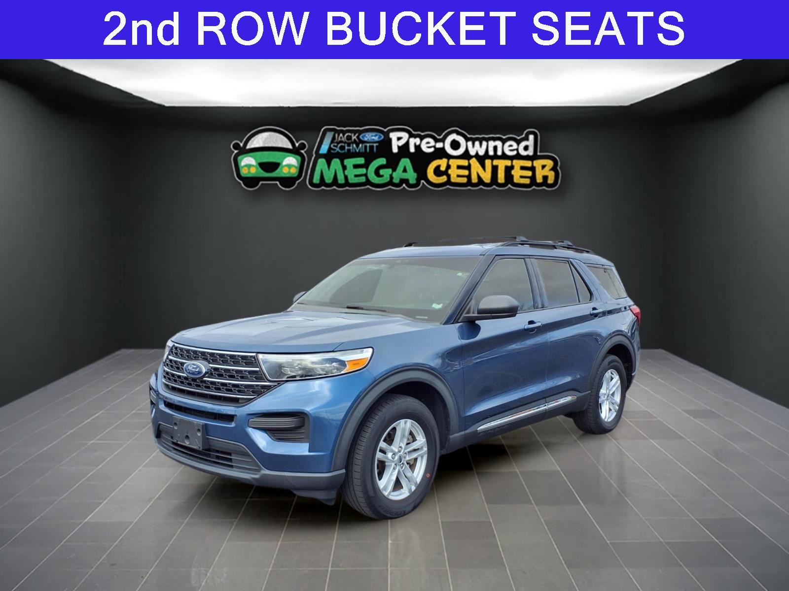 Blue Metallic 2020 Ford Explorer XLT AWD SUV / Crossover All-Wheel Drive Automatic