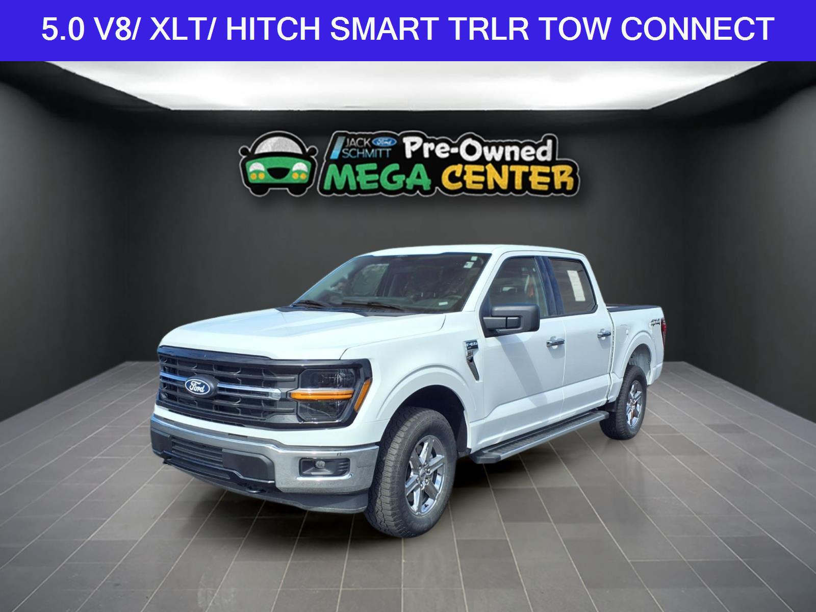 White 2025 Ford F-150 Pickup Truck Four-Wheel Drive