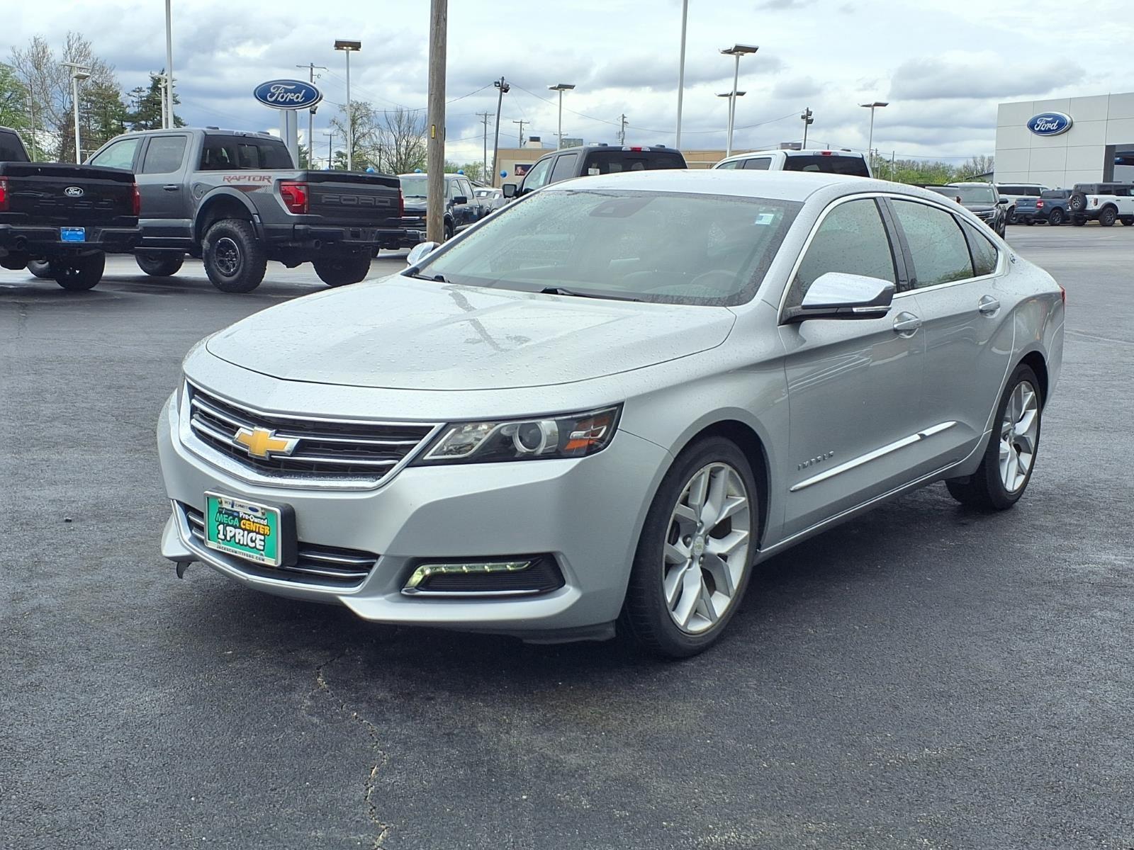 Silver Ice Metallic 2016 Chevrolet Impala LTZ 2LZ FWD Sedan Front-Wheel Drive 6-Speed Automatic Overdrive