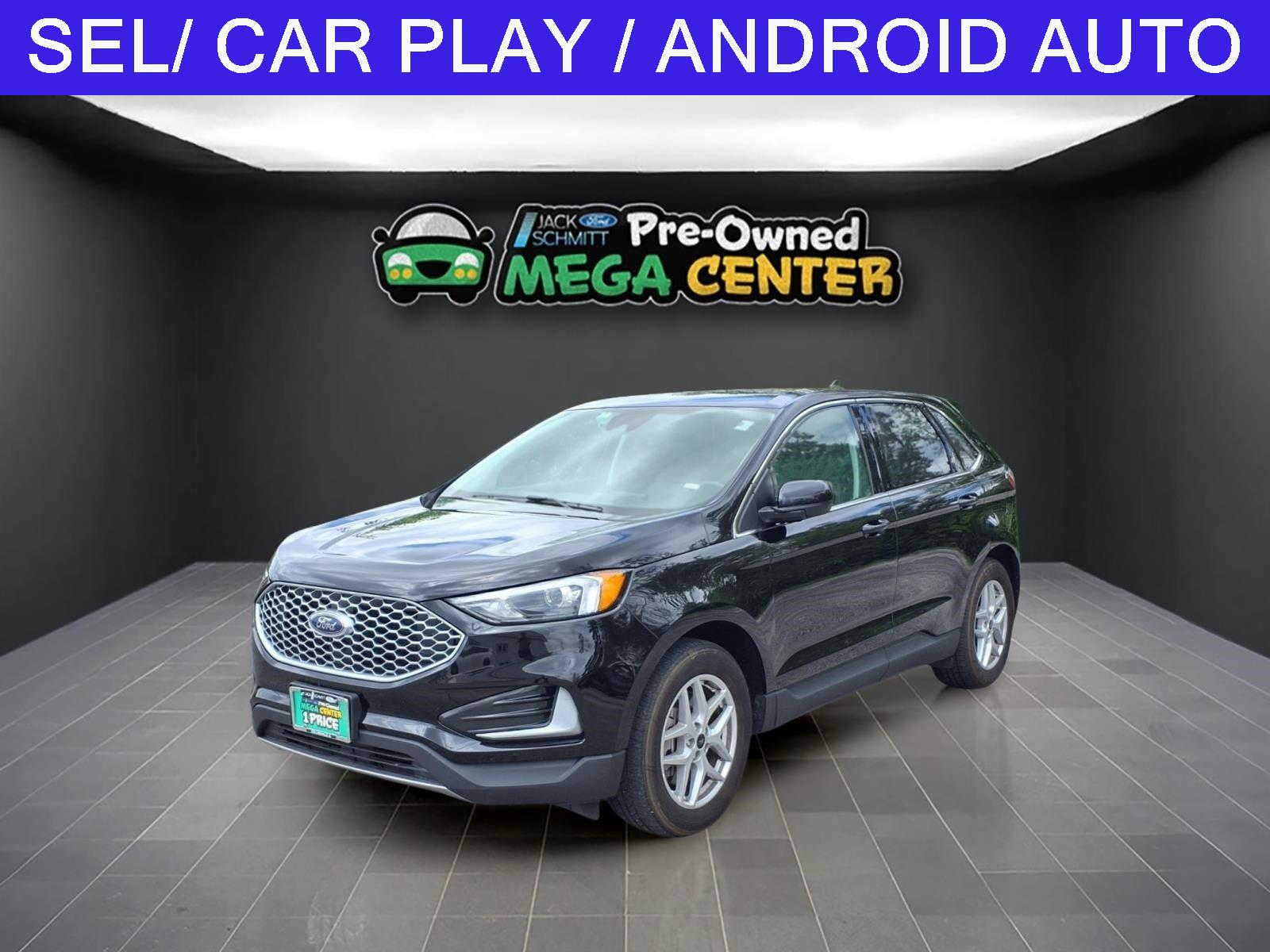 Agate Black Metallic 2023 Ford Edge SUV / Crossover All-Wheel Drive 8-Speed Automatic