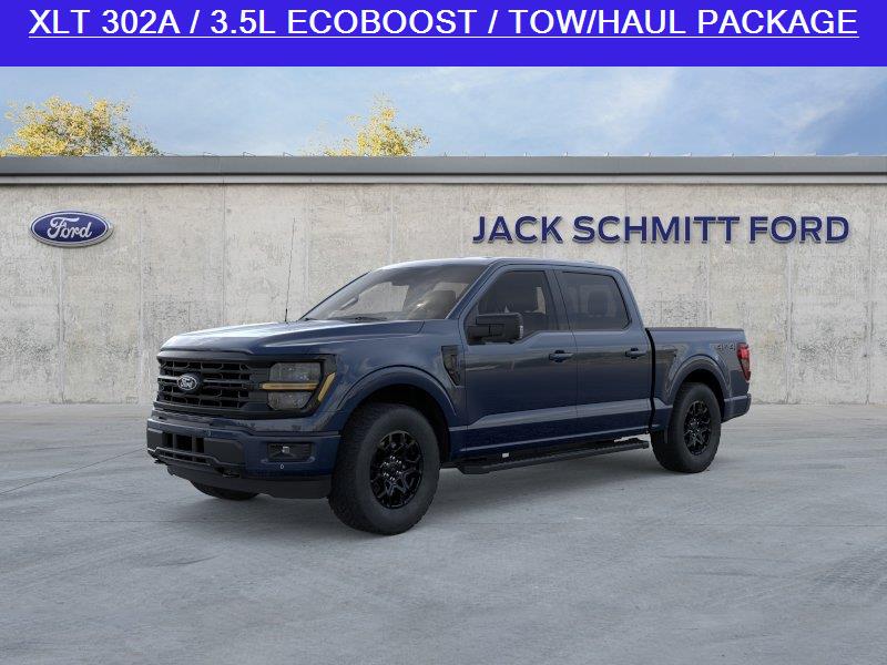 Antimatter Blue Metallic 2026 Ford F-150 Pickup Truck Four-Wheel Drive Automatic