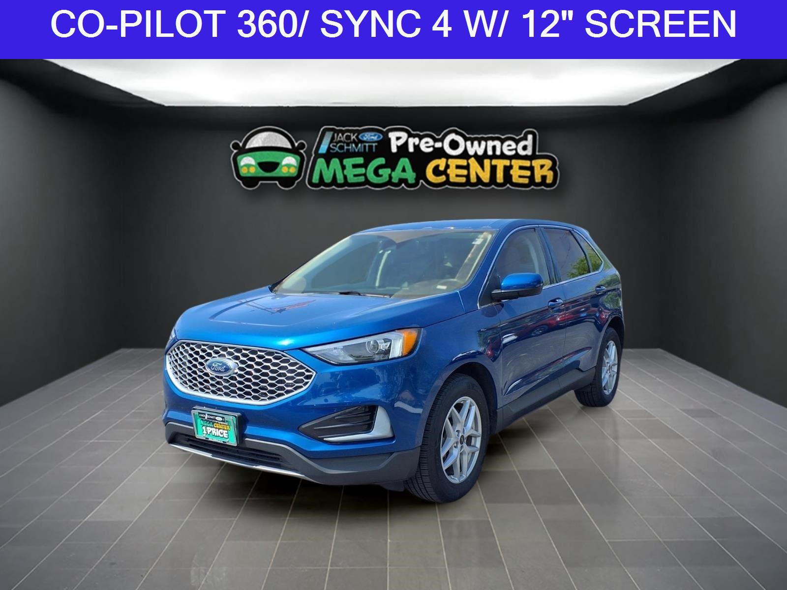 Blue 2024 Ford Edge SUV / Crossover All-Wheel Drive 8-Speed Automatic