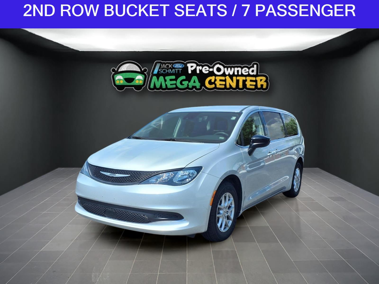 Silver 2024 Chrysler Voyager Minivan Front-Wheel Drive 