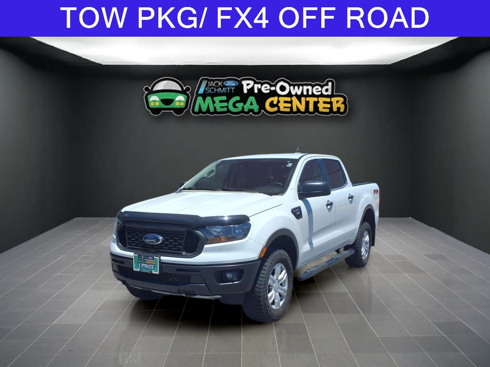 Oxford White 2019 Ford Ranger Pickup Truck Four-Wheel Drive Automatic
