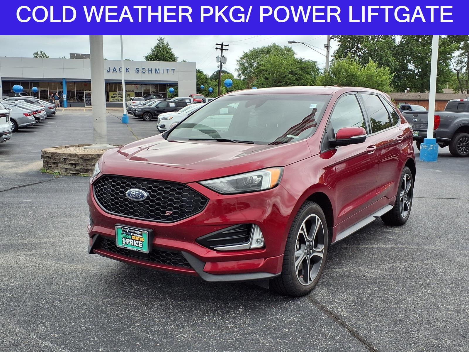 Ruby Red Metallic Tinted Clearcoat 2019 Ford Edge SUV / Crossover All-Wheel Drive 8-Speed Automatic