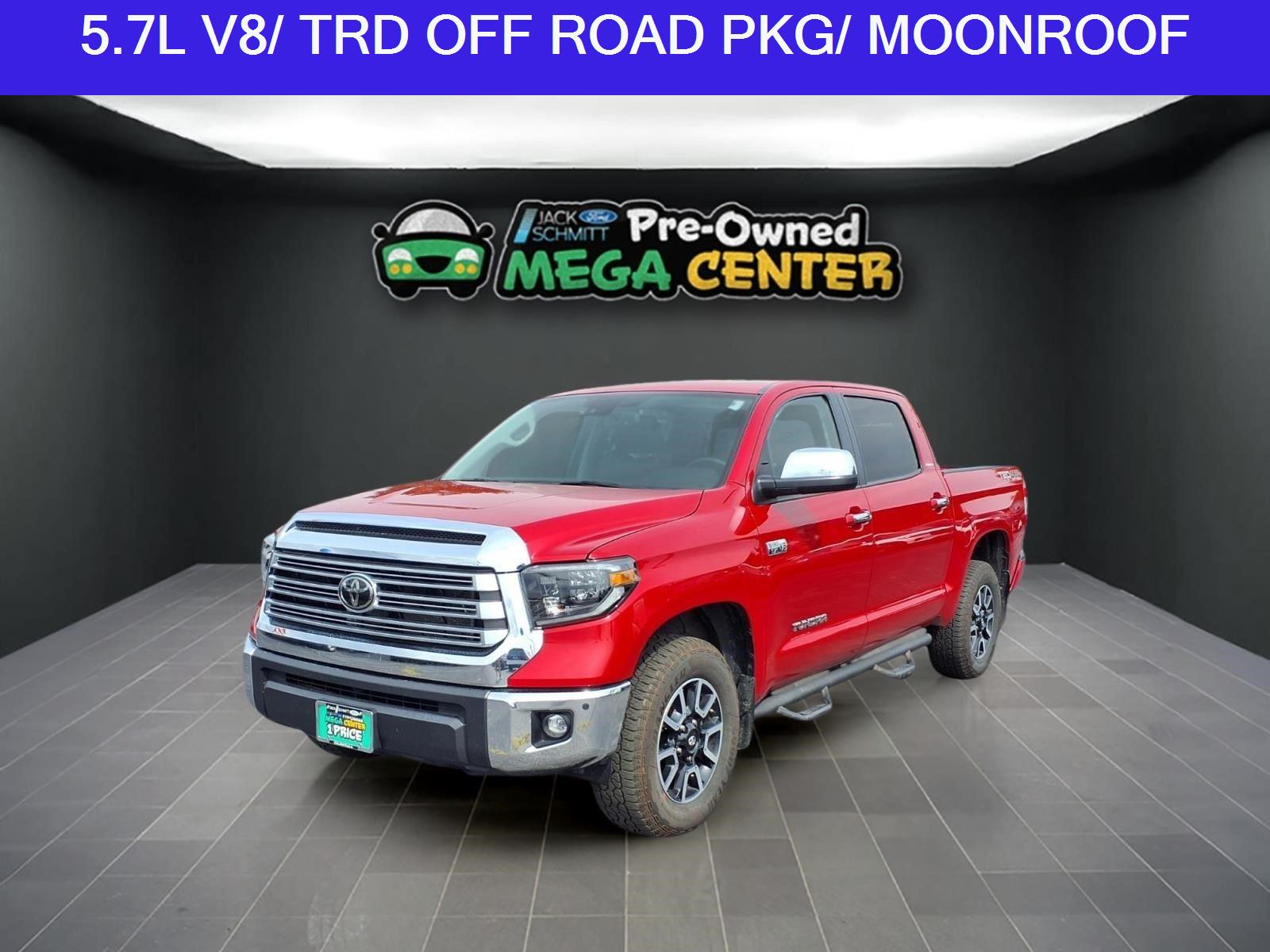 Barcelona Red Metallic 2020 Toyota Tundra Pickup Truck Four-Wheel Drive Automatic