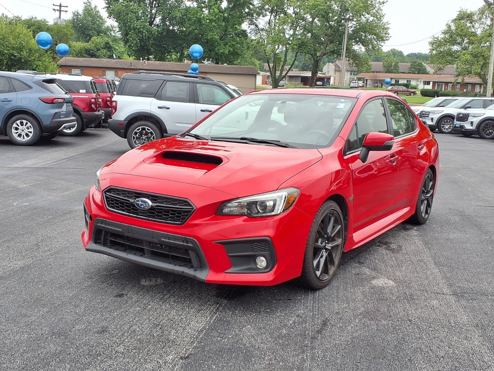 Pure Red 2021 Subaru WRX Sedan All-Wheel Drive Manual