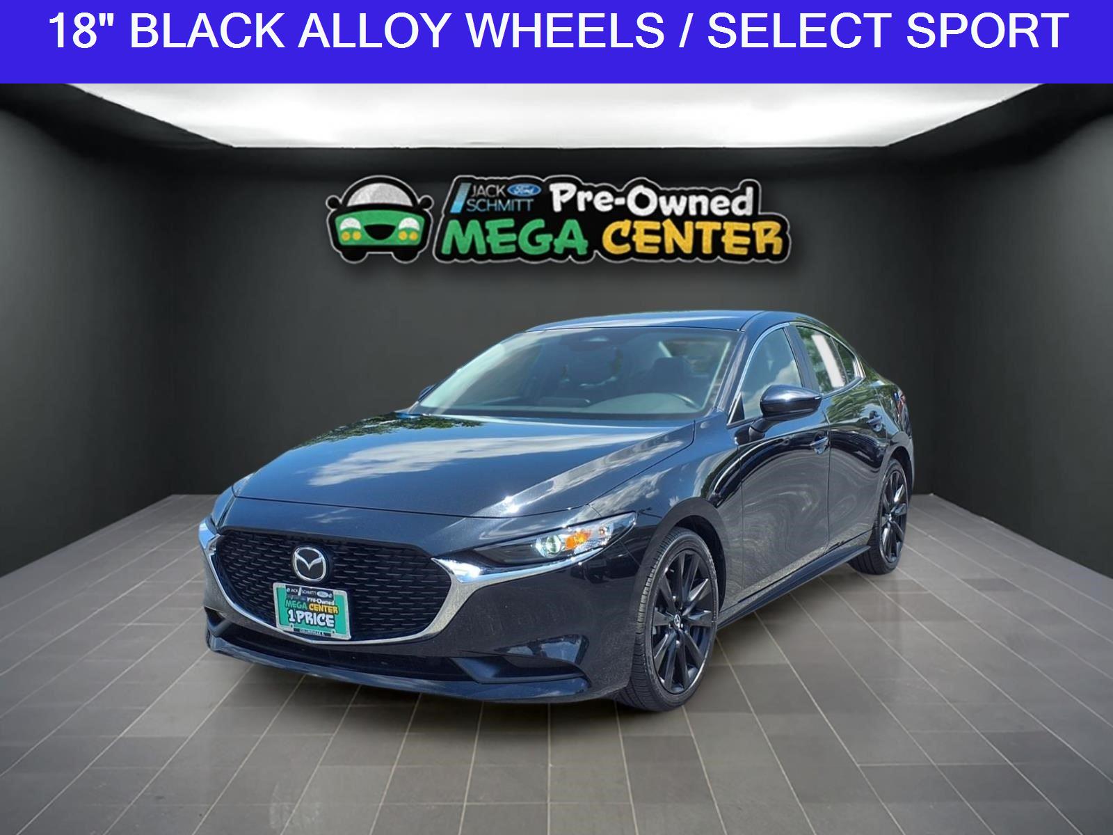 Jet Black Mica 2024 Mazda MAZDA3 Sedan Front-Wheel Drive Automatic