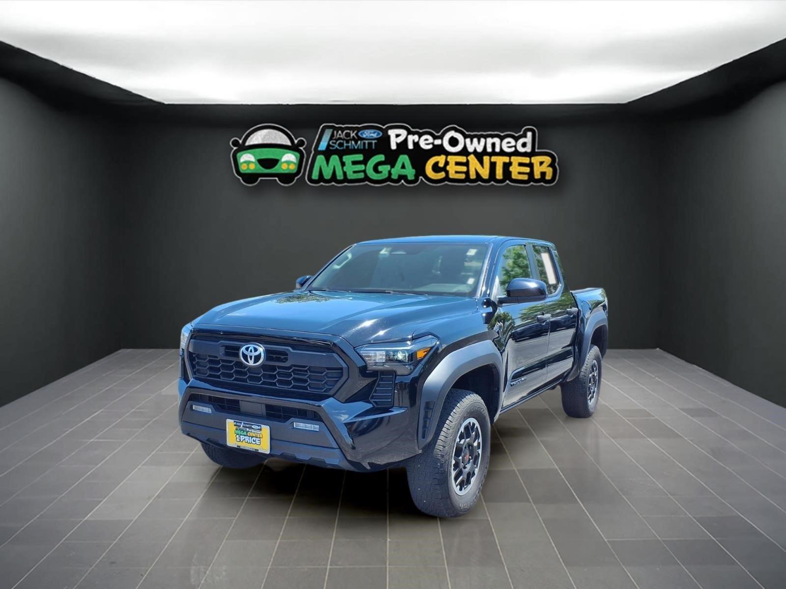 Black 2024 Toyota Tacoma Pickup Truck Four-Wheel Drive Automatic