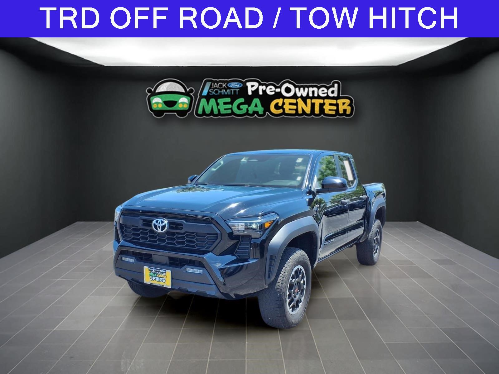 Black 2024 Toyota Tacoma Pickup Truck Four-Wheel Drive Automatic