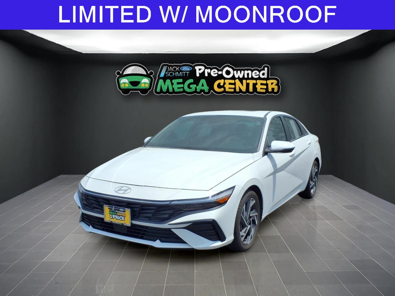 Serenity White 2025 Hyundai Elantra Sedan Front-Wheel Drive Continuously Variable Transmission