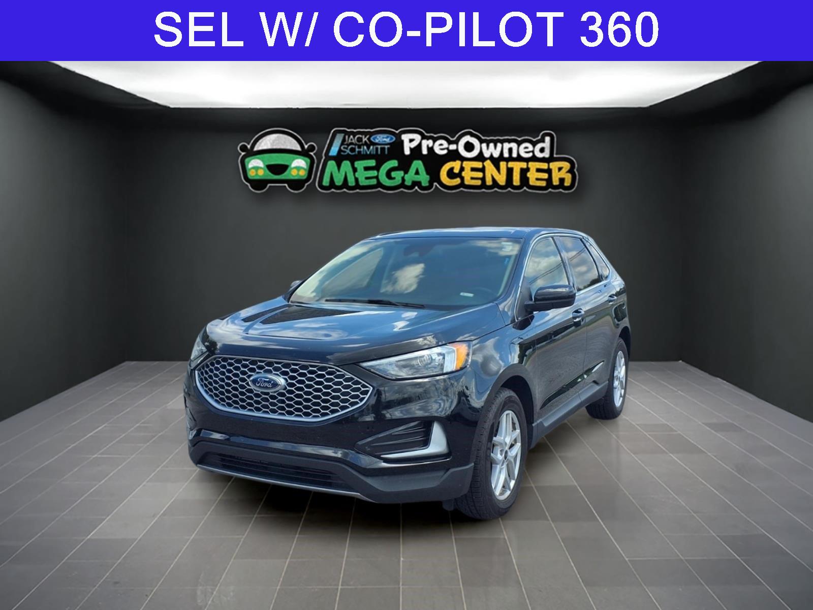 Agate Black Metallic 2024 Ford Edge SUV / Crossover All-Wheel Drive 8-Speed Automatic