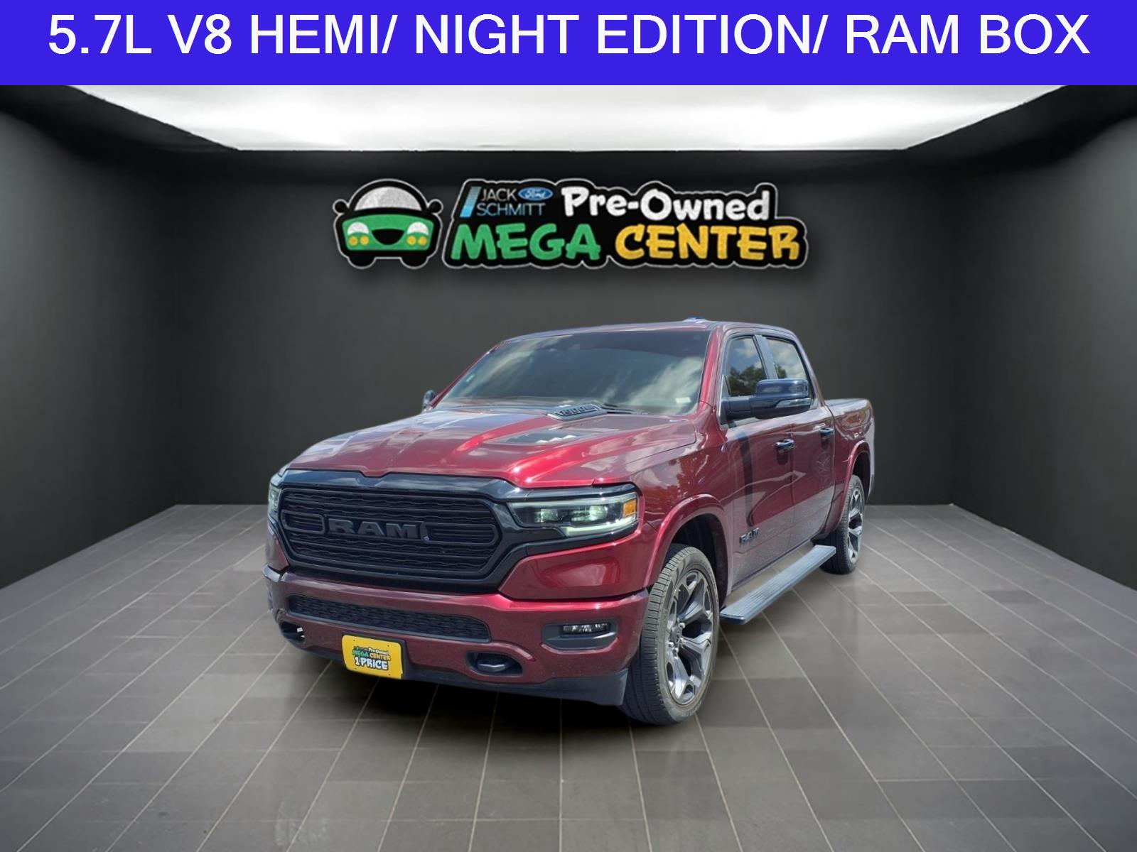 Delmonico Red Pearlcoat 2024 RAM 1500 Pickup Truck Four-Wheel Drive 8-Speed Automatic