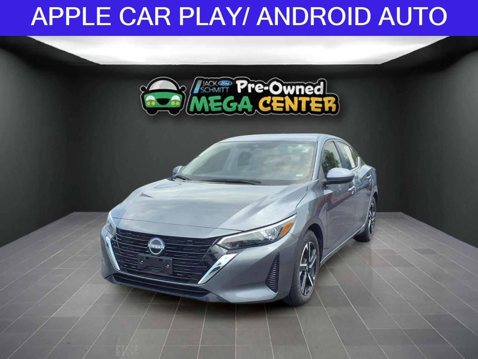 Gray (Gun Metallic) 2024 Nissan Sentra Sedan Front-Wheel Drive Continuously Variable Transmission